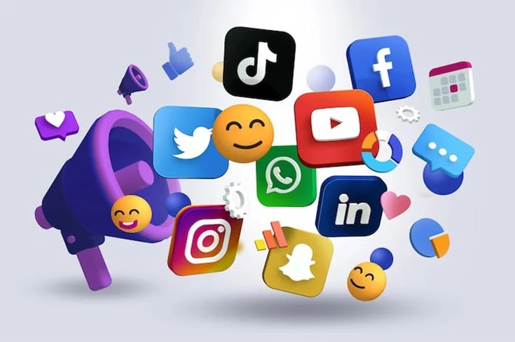 Best digital marketing strategist in calicut social media icons